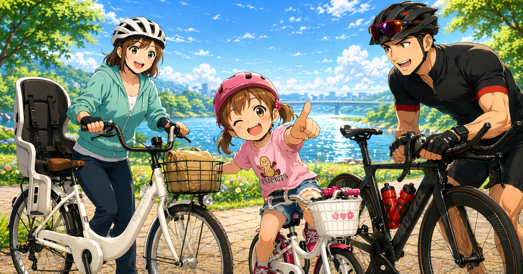 55サイクリングファミリー