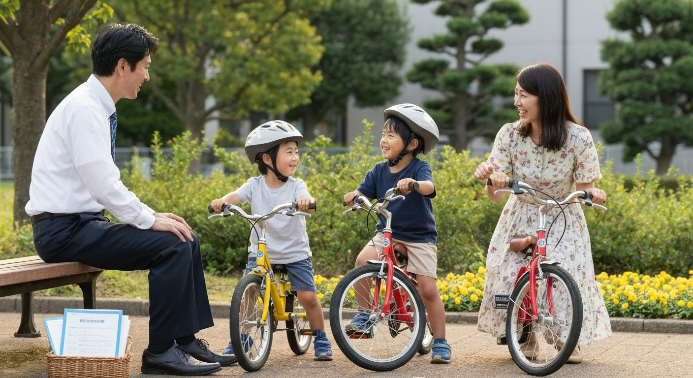 au損保の自転車保険を1年使って|送迎ママの本音レビューと他社比較