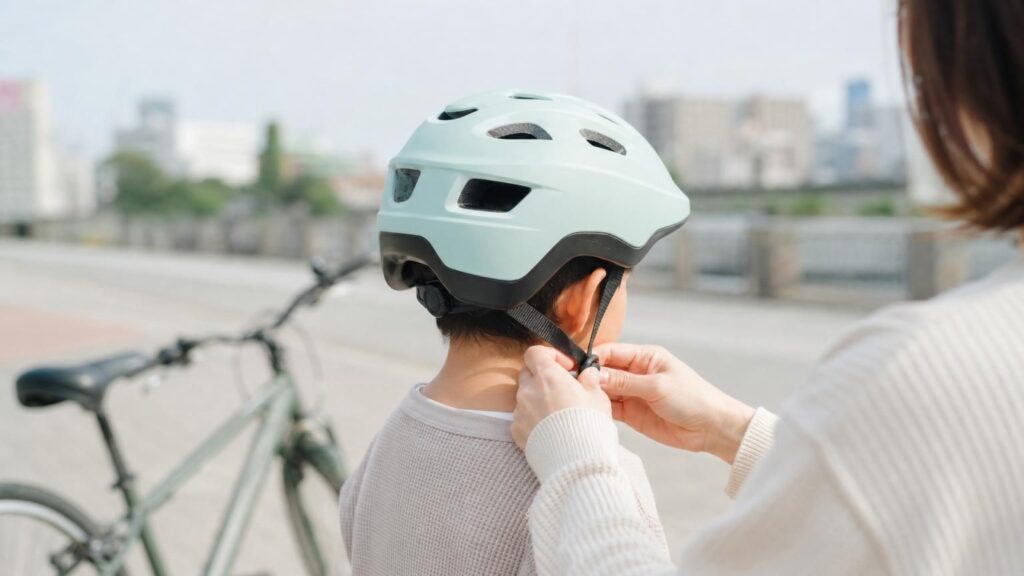 子供用ヘルメットの正しいサイズの測り方と選び方
