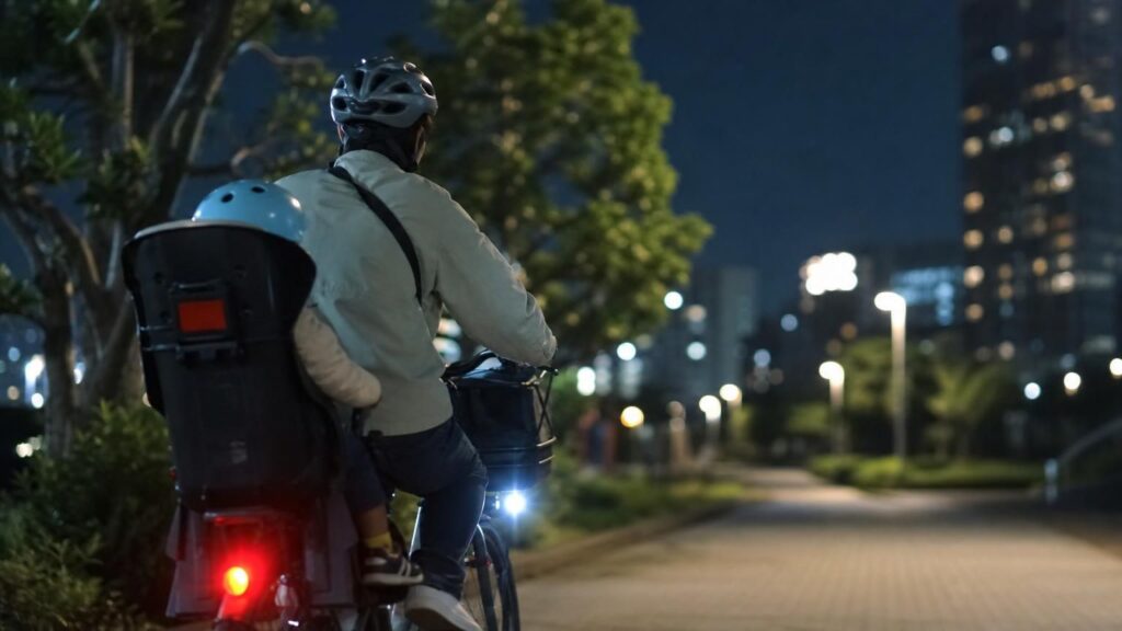 夜の自転車を安全に｜ライト・反射材・服装のコツ